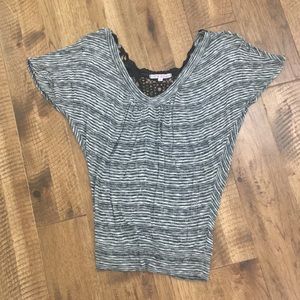 Dressy black short sleeve shirt